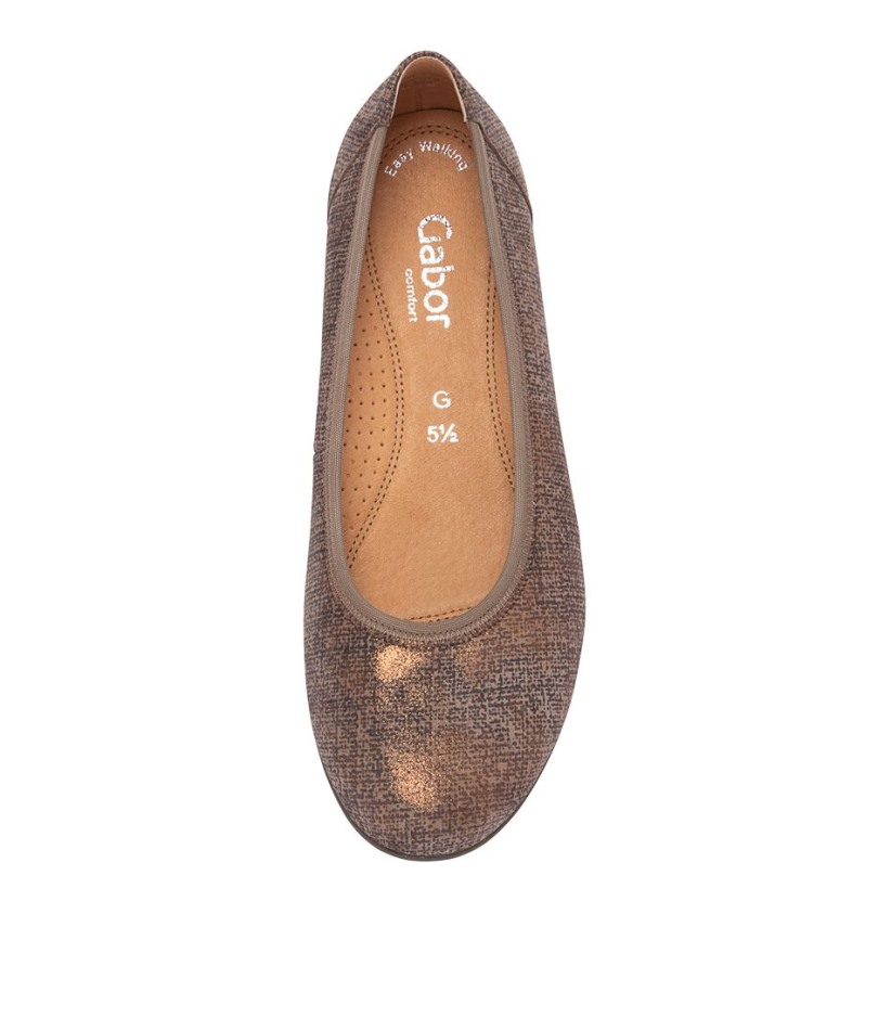 Ellie Ballerines En Tissu Mohair Gabor | Exclusif